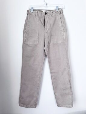 Alex Mill - Women’s cinch waist pant - Neil Herringbone - tan 0